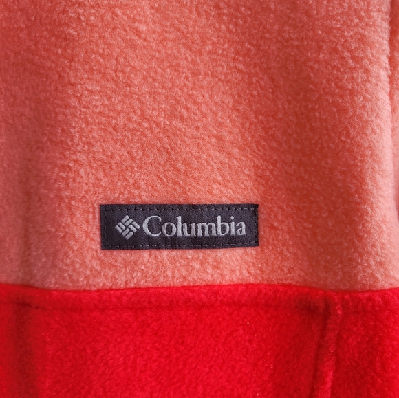 Columbia Benton Springs Half Snap Pullover Sweater Coral - XS- - Picture 5 of 9